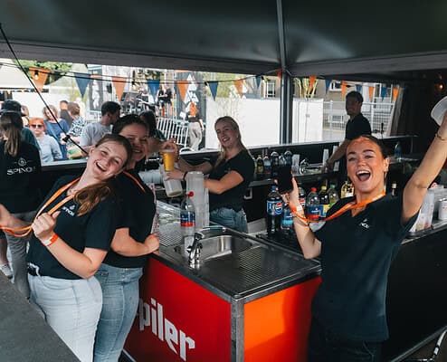 werken op festivals