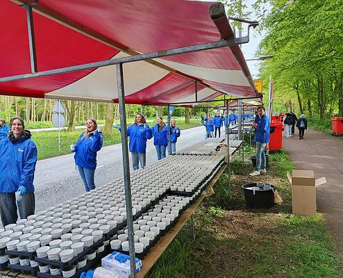 werken op Marathon Rotterdam