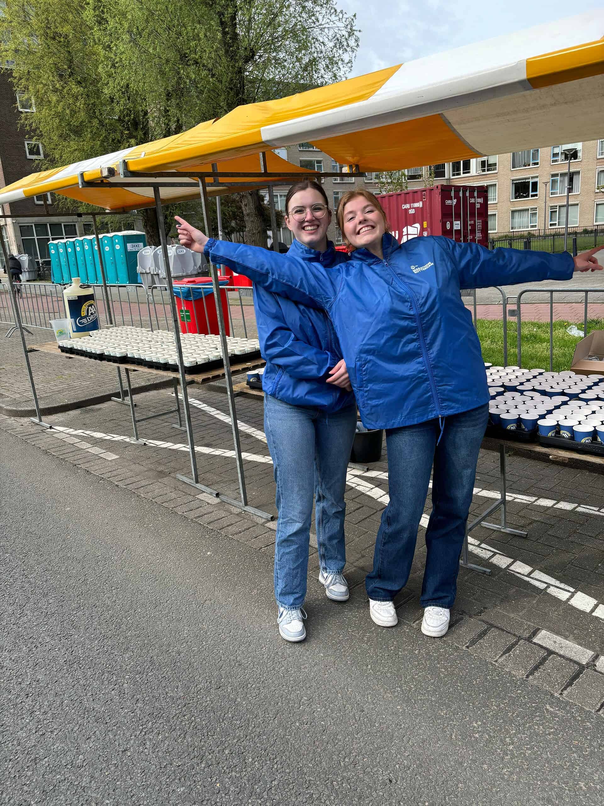 werken op Marathon Rotterdam