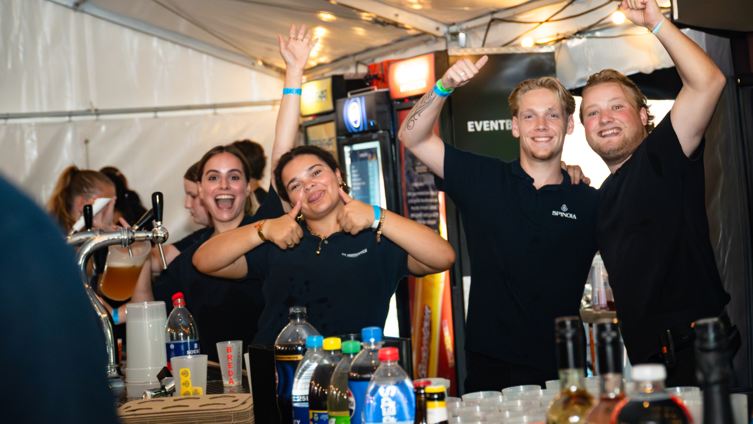 Werken op festivals